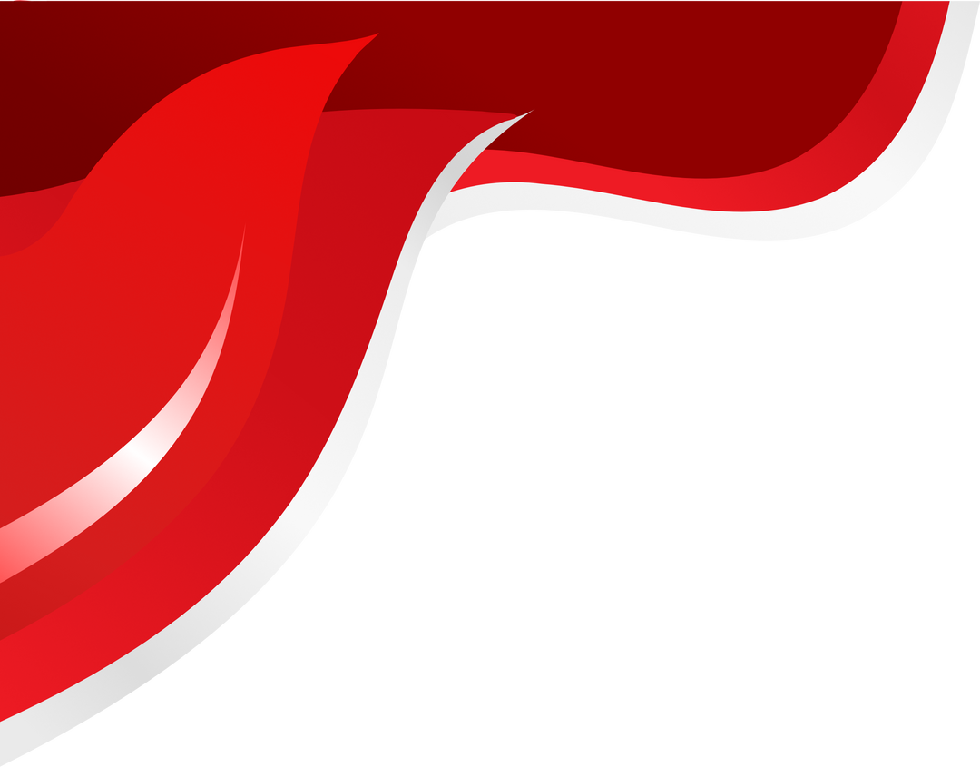 red and white gradient abstract shape decoration